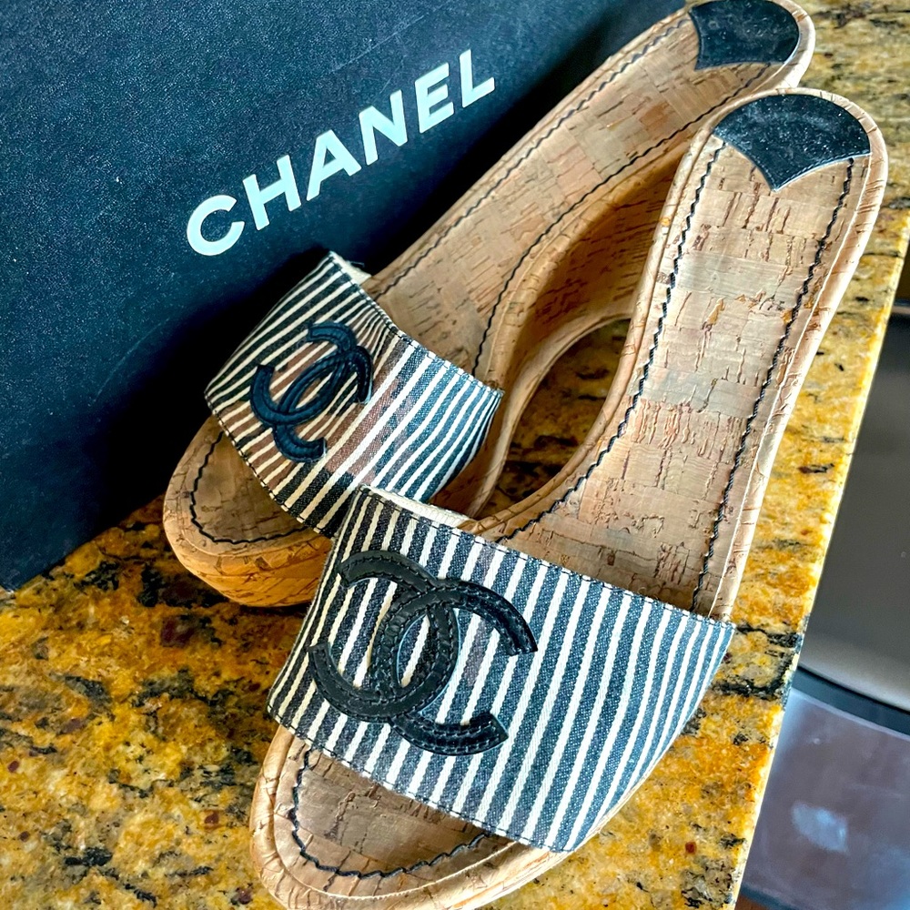 Chanel Wedges.